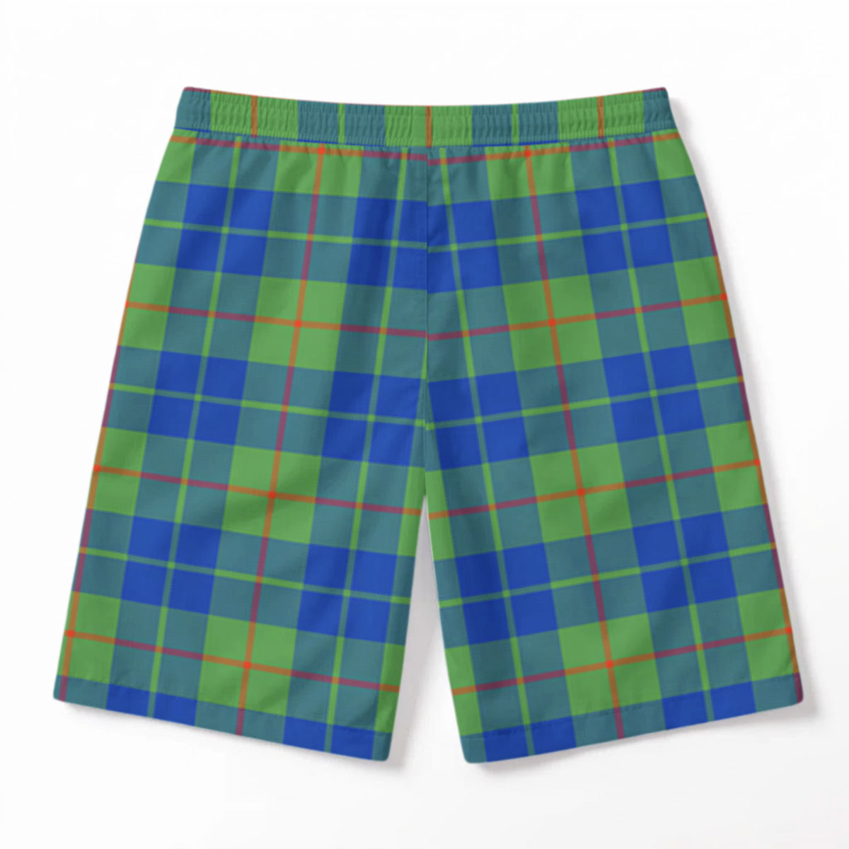 Barclay Hunting Ancient Tartan Crest Men's Beach Shorts