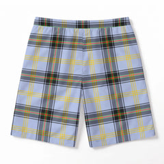 Bell of the Borders Tartan Crest Men's Beach Shorts