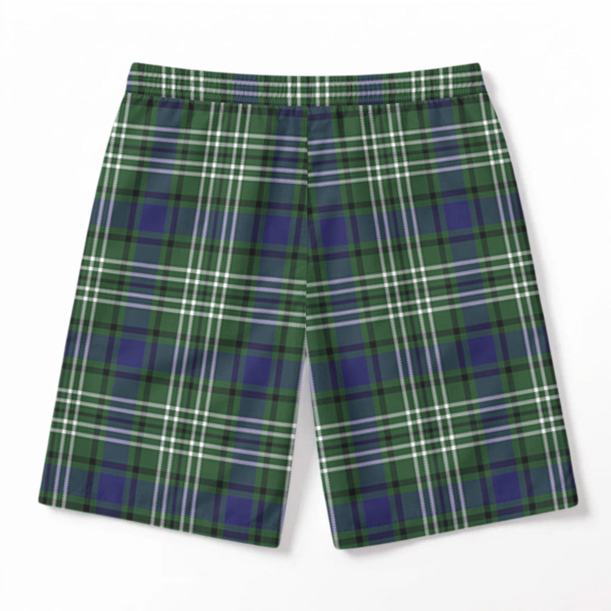 Blyth Tartan Crest Men's Beach Shorts