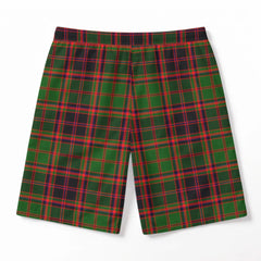 Buchan Modern Tartan Crest Men's Beach Shorts