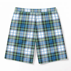 Campbell Dress Ancient Tartan Crest Men's Beach Shorts