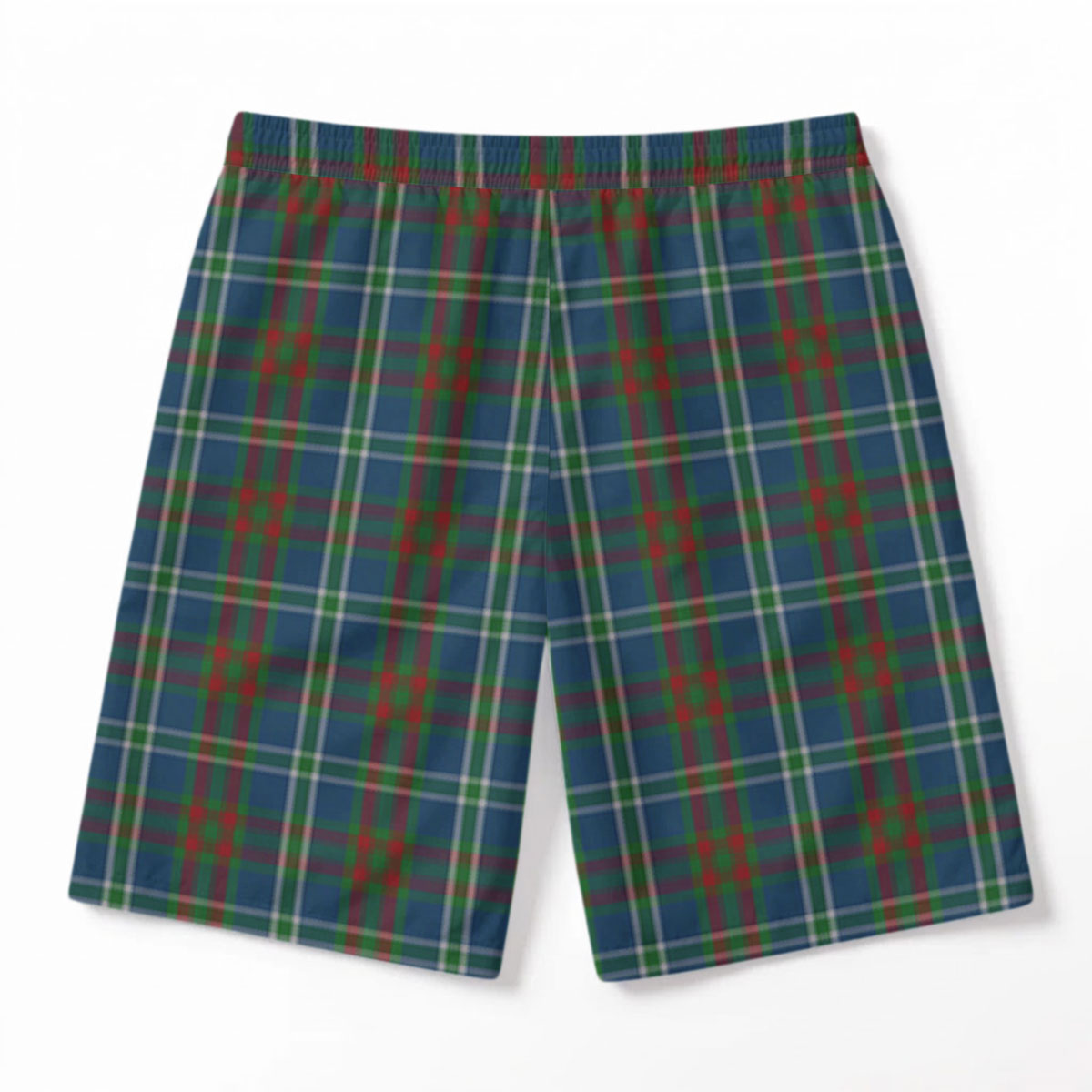 Cathcart Tartan Crest Men's Beach Shorts