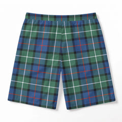 Davidson of Tulloch Tartan Crest Men's Beach Shorts