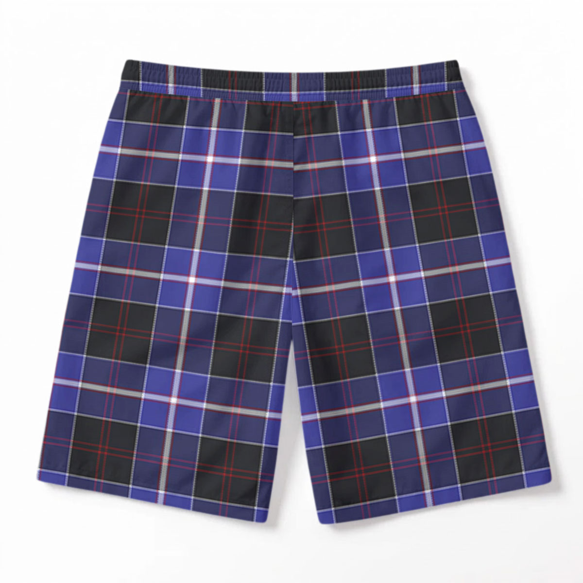 Dunlop Modern Tartan Crest Men's Beach Shorts