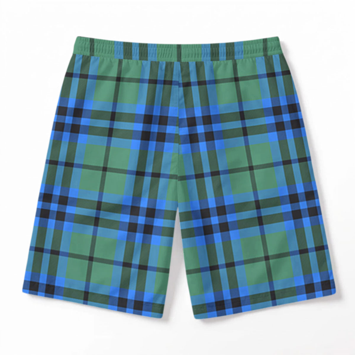 Falconer Tartan Crest Men's Beach Shorts