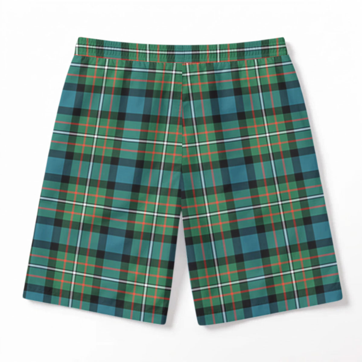 Ferguson Ancient Tartan Crest Men's Beach Shorts