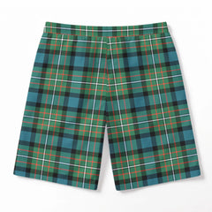 Ferguson Ancient Tartan Crest Men's Beach Shorts