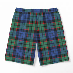 Fletcher Ancient Tartan Crest Men's Beach Shorts