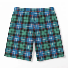 Galbraith Ancient Tartan Crest Men's Beach Shorts