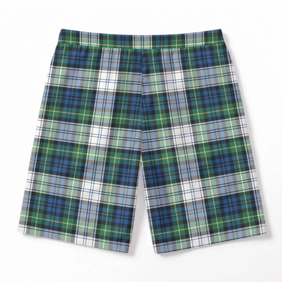 Gordon Dress Ancient Tartan Crest Men's Beach Shorts