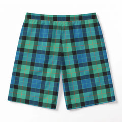 Gunn Ancient Tartan Crest Men's Beach Shorts