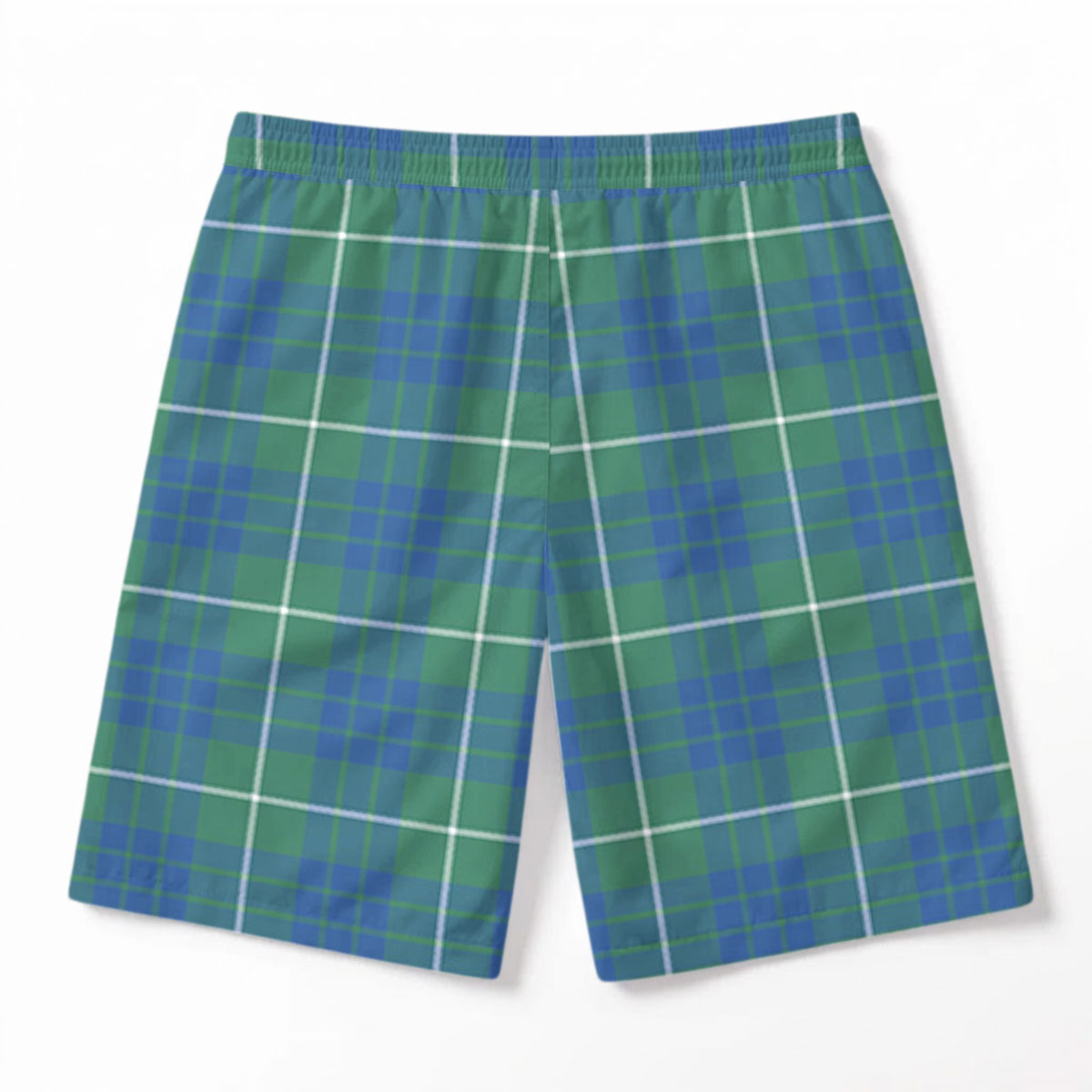 Hamilton Hunting Ancient Tartan Crest Men's Beach Shorts