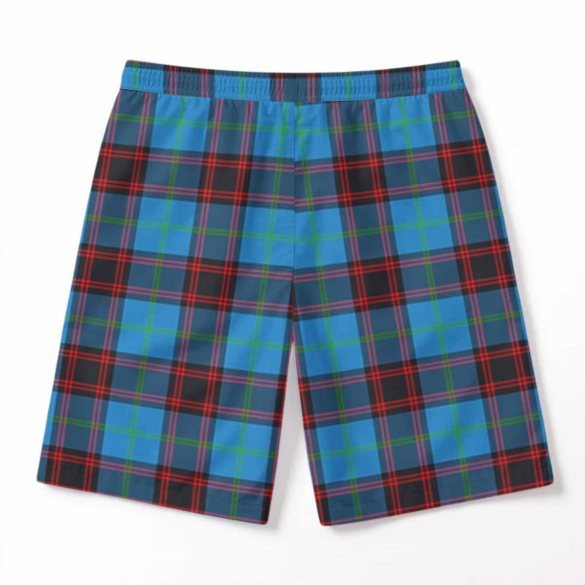Home Ancient Tartan Crest Men's Beach Shorts