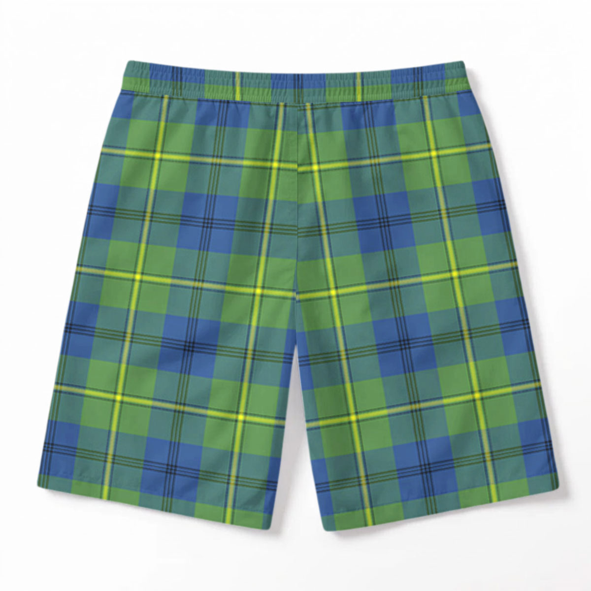 Johnstone Ancient Tartan Crest Men's Beach Shorts