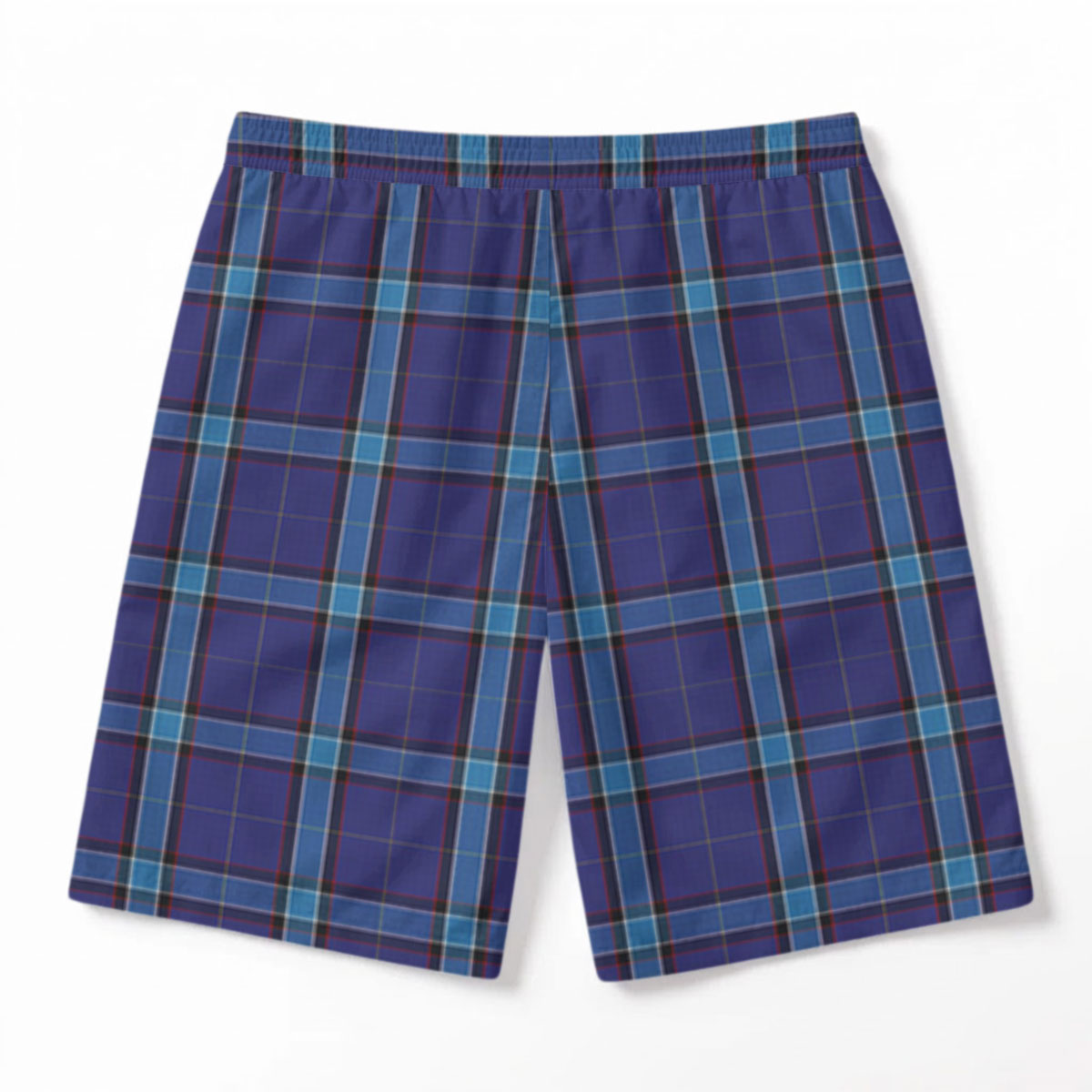 Kirkcaldy Tartan Crest Men's Beach Shorts