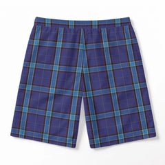 Kirkcaldy Tartan Crest Men's Beach Shorts