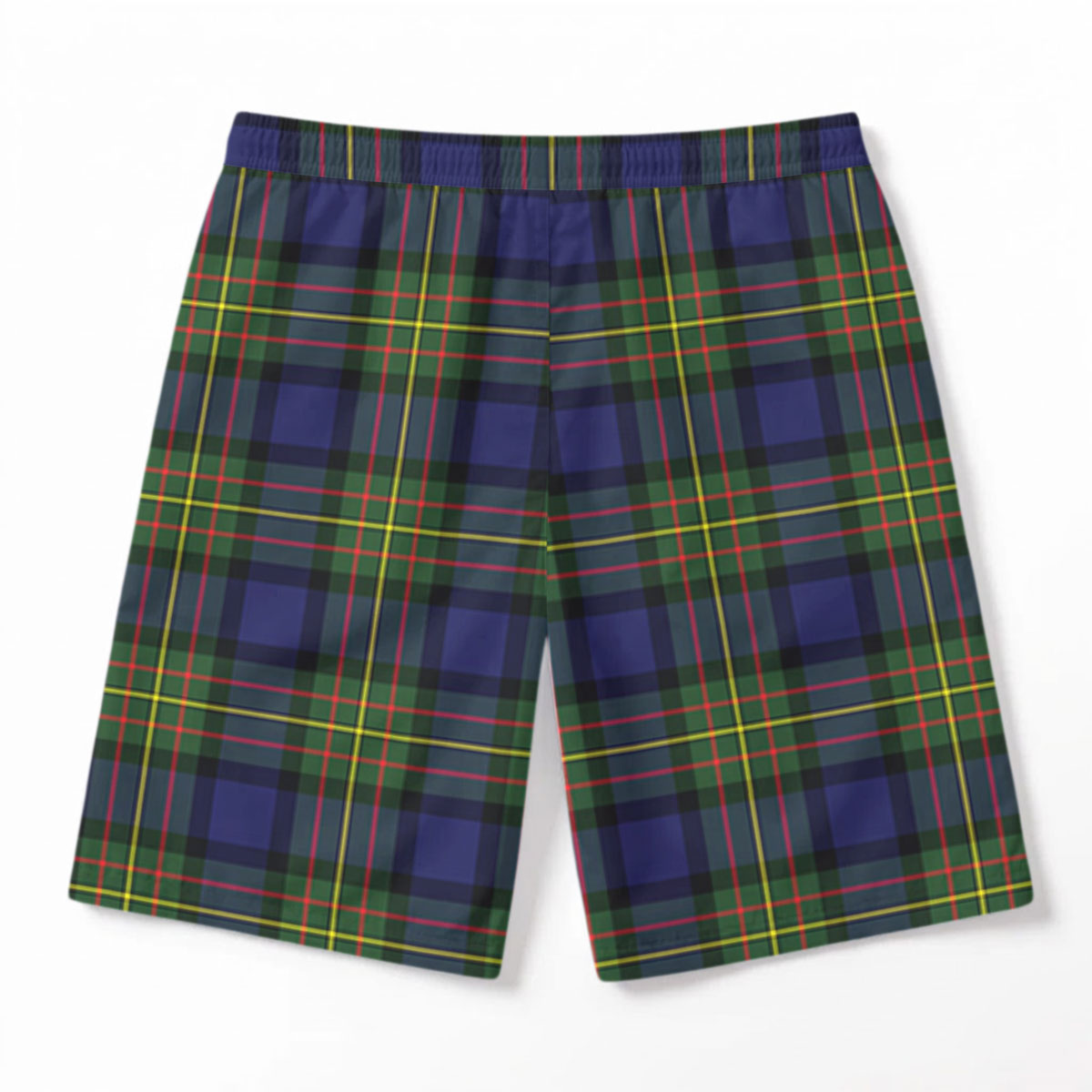 Laws Tartan Crest Men's Beach Shorts