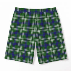 Learmonth Tartan Crest Men's Beach Shorts