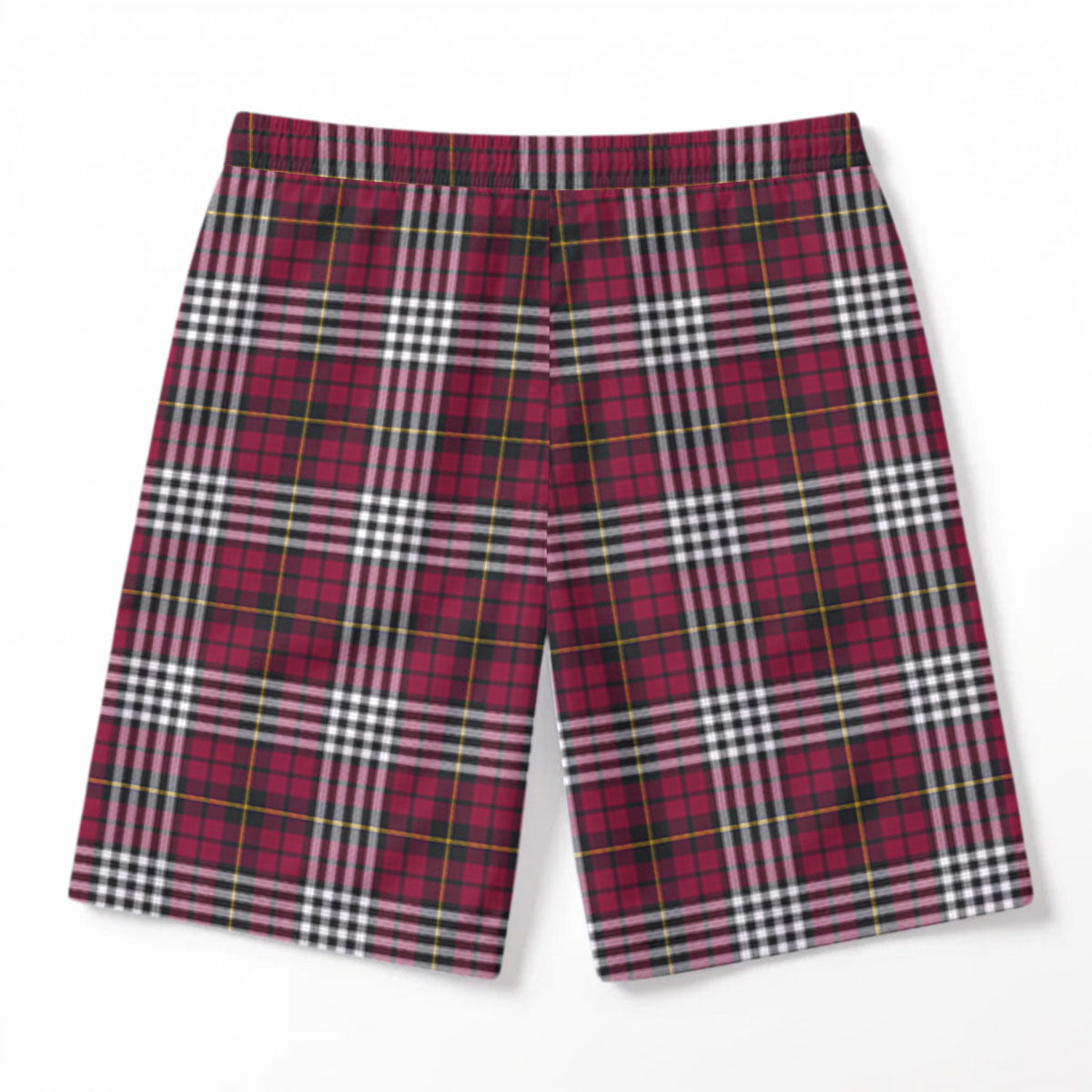 Little Tartan Crest Men's Beach Shorts