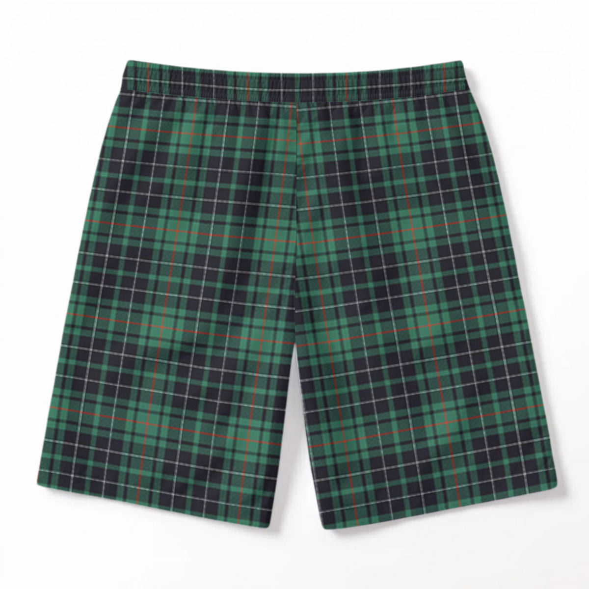 MacAulay Hunting Ancient Tartan Crest Men's Beach Shorts