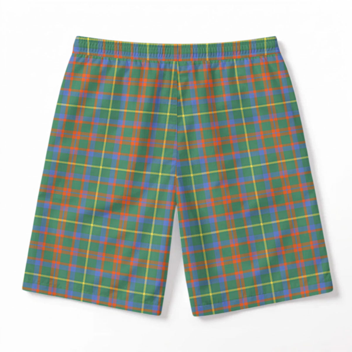 MacKintosh Hunting Ancient Tartan Crest Men's Beach Shorts