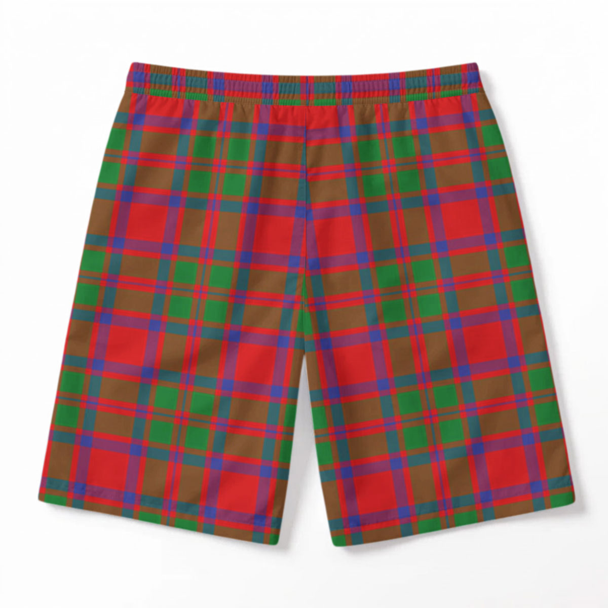 MacKintosh Modern Tartan Crest Men's Beach Shorts