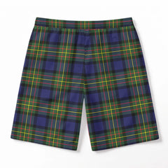 MacLaren Modern Tartan Crest Men's Beach Shorts