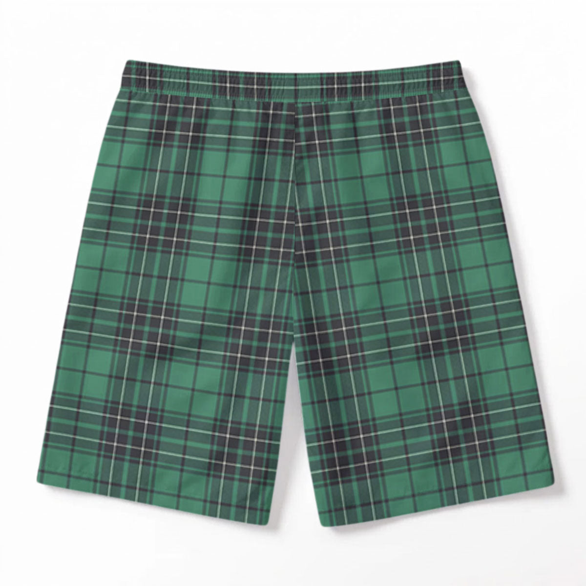 MacLean Hunting Ancient Tartan Crest Men's Beach Shorts