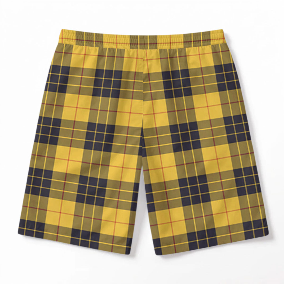 MacLeod of Lewis Ancient Tartan Crest Men's Beach Shorts