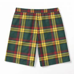 MacMillan Old Modern Tartan Crest Men's Beach Shorts