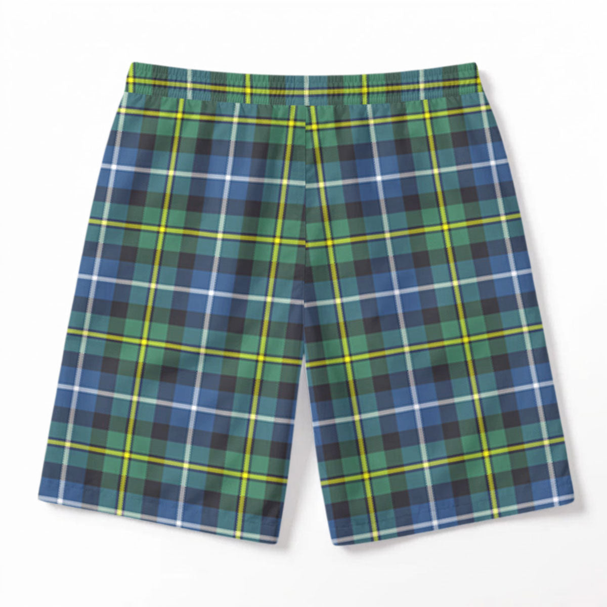 MacNeil of Barra Ancient Tartan Crest Men's Beach Shorts
