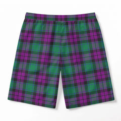 McArthur - Milton Tartan Crest Men's Beach Shorts