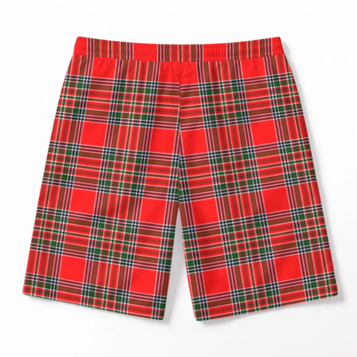 McBean Tartan Crest Men's Beach Shorts