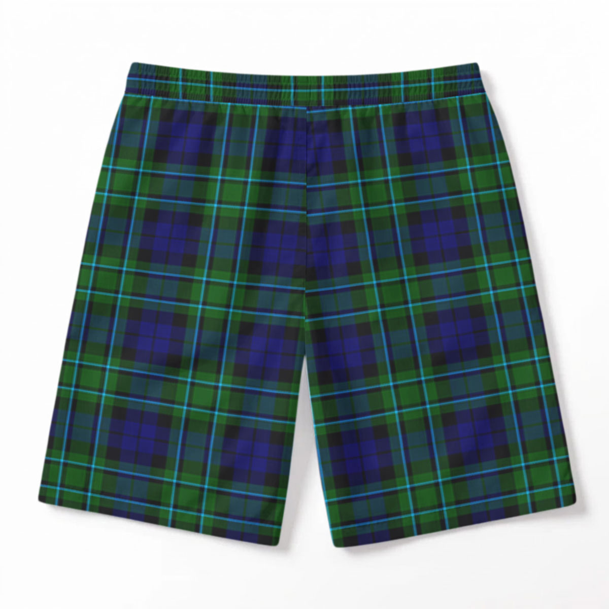 McCallum Modern Tartan Crest Men's Beach Shorts