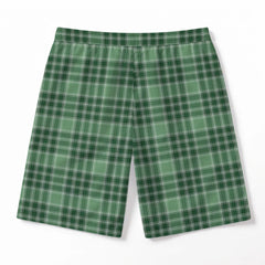 McDonald Lord of the Isles Hunting Tartan Crest Men's Beach Shorts