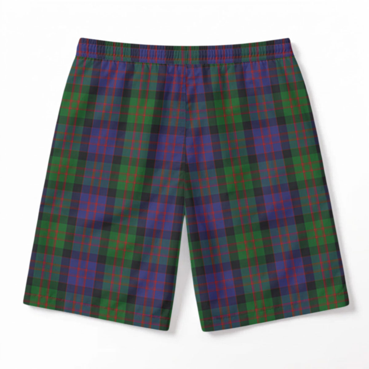 McDonald Tartan Crest Men's Beach Shorts