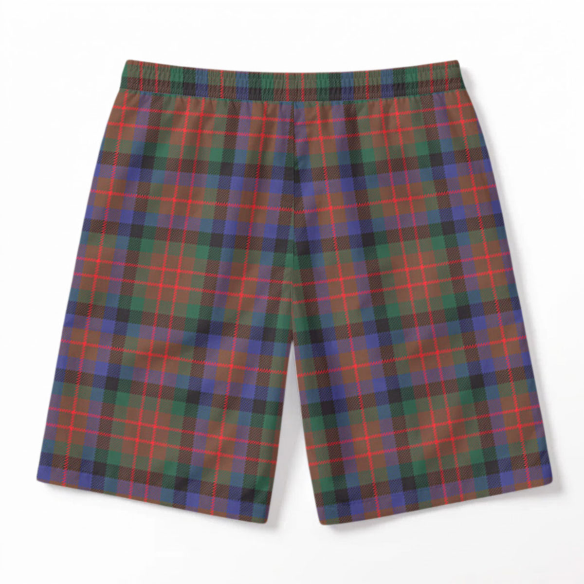 McDuff Hunting Modern Tartan Crest Men's Beach Shorts