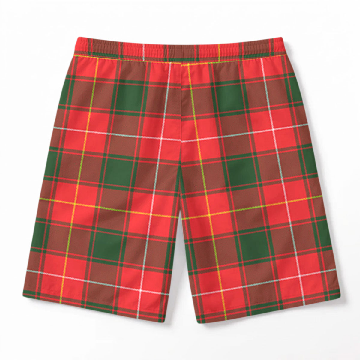 McFie Tartan Crest Men's Beach Shorts