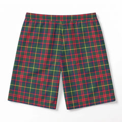 McIntosh Hunting Modern Tartan Crest Men's Beach Shorts