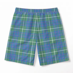 McIntyre Hunting Ancient Tartan Crest Men's Beach Shorts