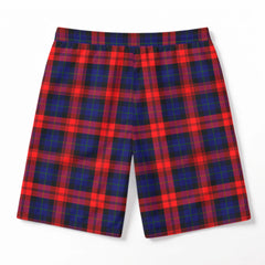 McLachlan Modern Tartan Crest Men's Beach Shorts
