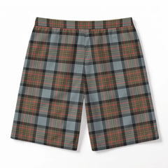 McLaren Weathered Tartan Crest Men's Beach Shorts