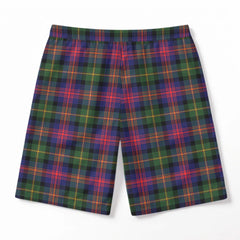 McLennan Modern Tartan Crest Men's Beach Shorts