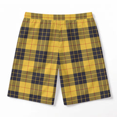 McLeod of Lewis Ancient Tartan Crest Men's Beach Shorts