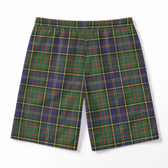 McMillan Hunting Modern Tartan Crest Men's Beach Shorts