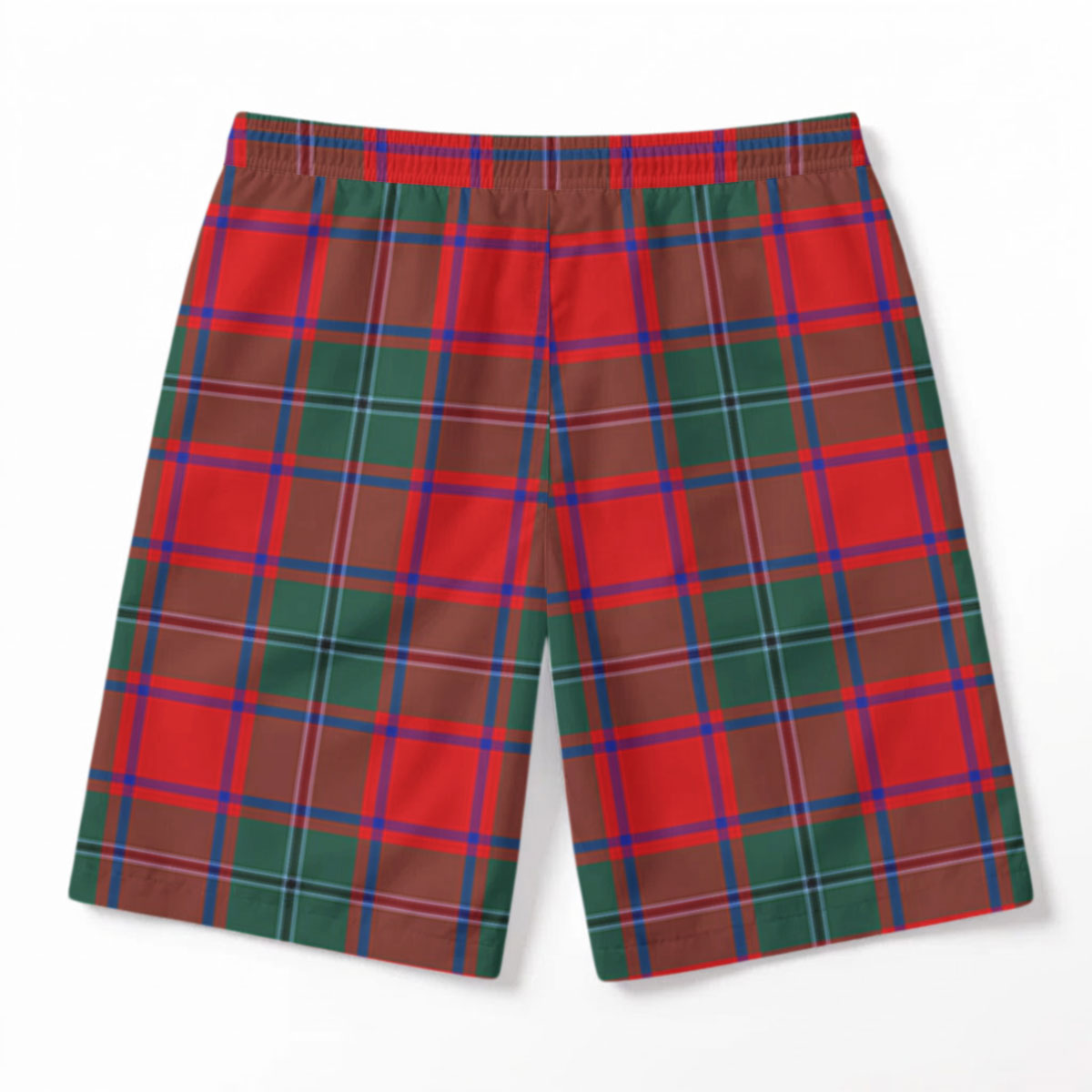 McPhail Clan Tartan Crest Men's Beach Shorts