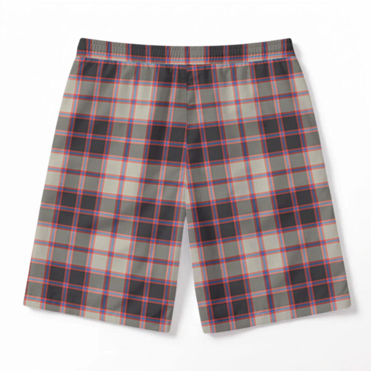 McPherson Hunting Ancient Tartan Crest Men's Beach Shorts