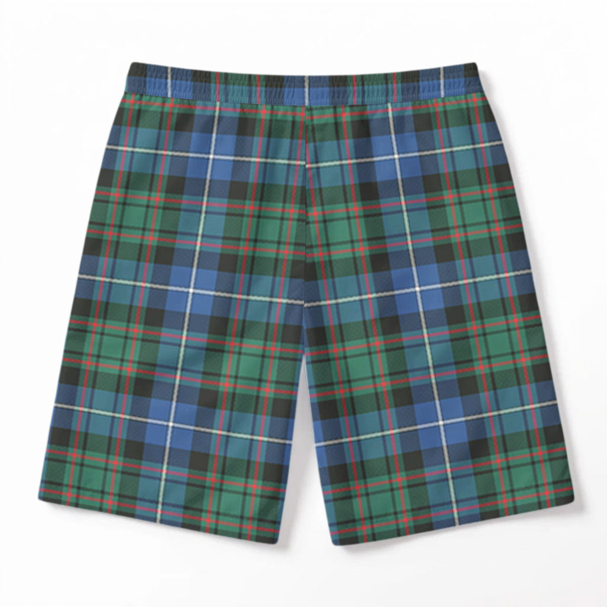 McRae Hunting Ancient Tartan Crest Men's Beach Shorts