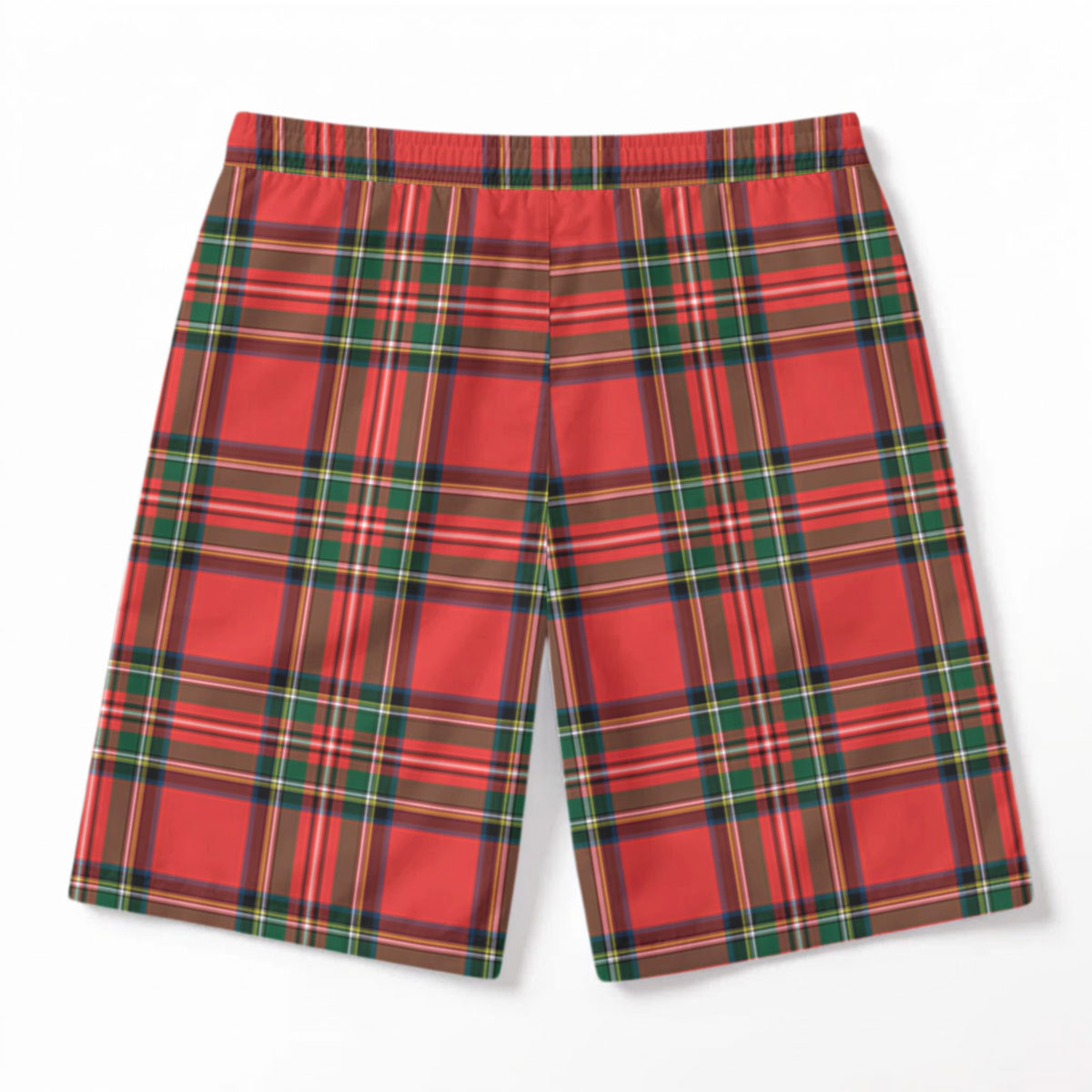 Monypenny Tartan Crest Men's Beach Shorts
