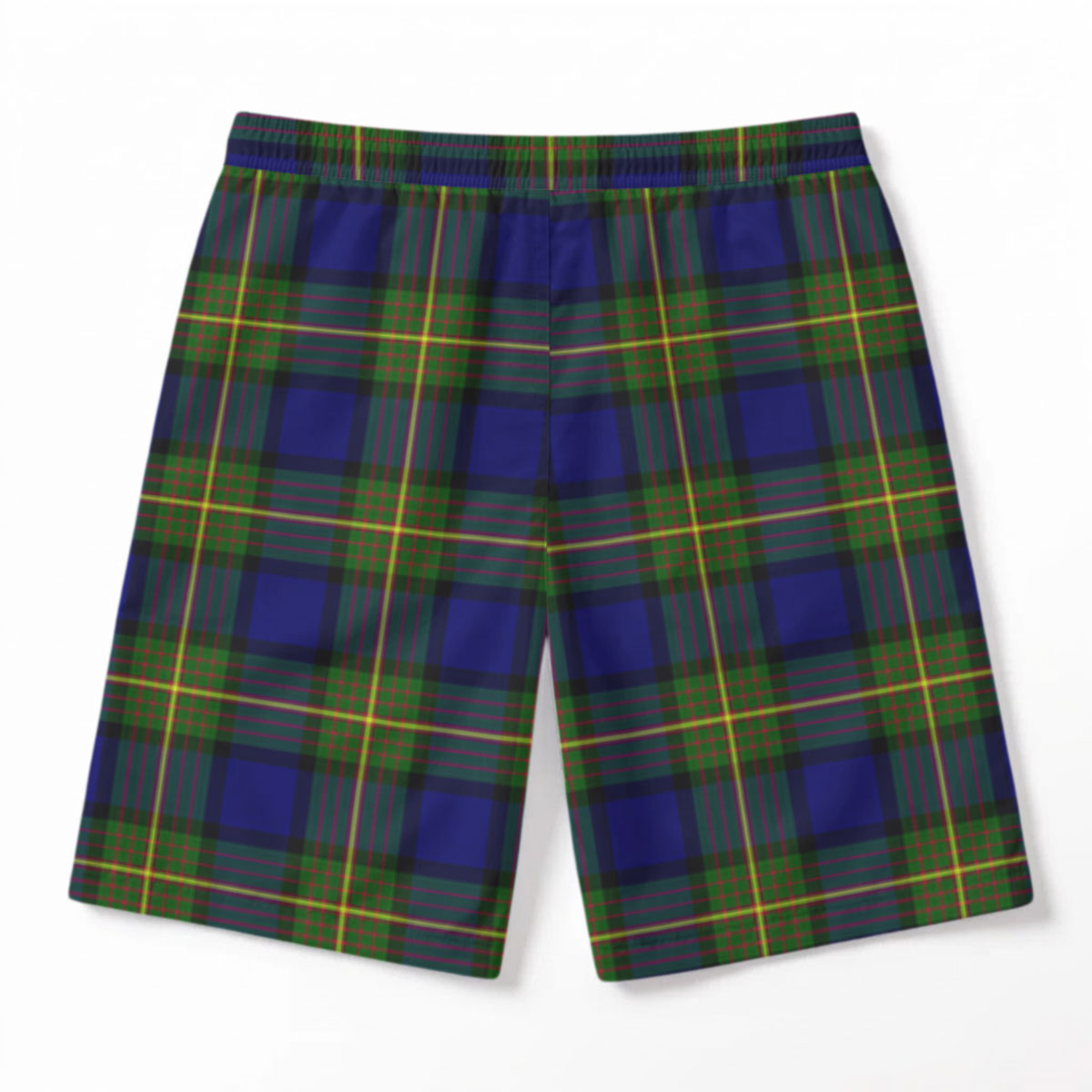 Muir Tartan Crest Men's Beach Shorts